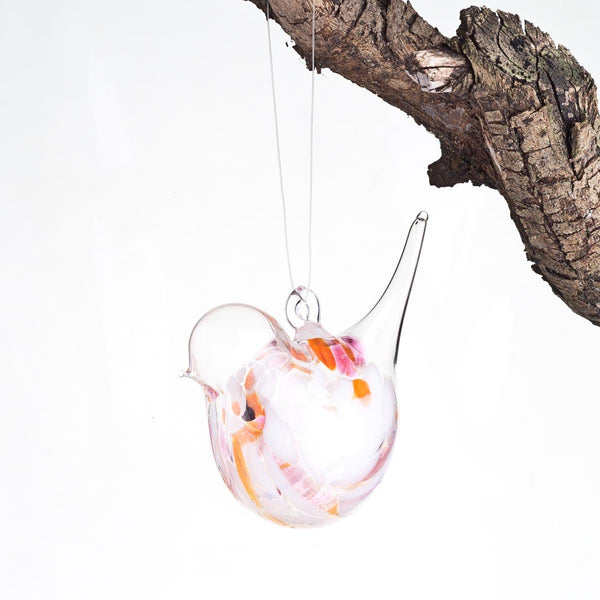 Glasvogel mini, Dekoration für Ast und Strauch